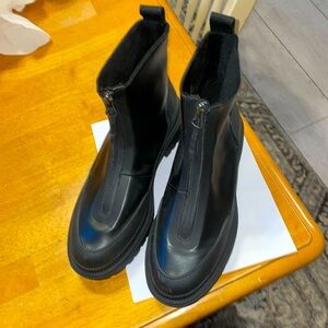 Forever 21 Black Leather Boots